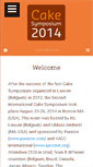Mobile Screenshot of cakesymposium.mygreencloud.be