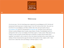 Tablet Screenshot of cakesymposium.mygreencloud.be